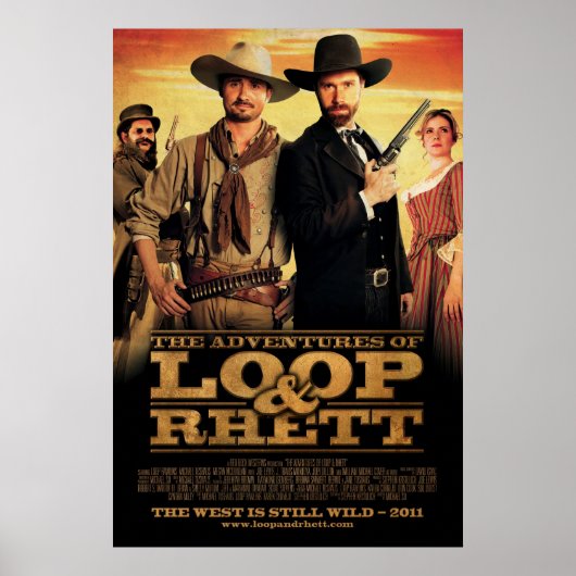 "The Adventures of Loop & Rhett" Eén Poster (Voorkant)