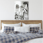 The Affray in the High Church, Edinburgh Canvas Afdruk (Insitu (Slaapkamer))