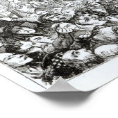 The Affray in the High Church, Edinburgh Poster (Hoek)