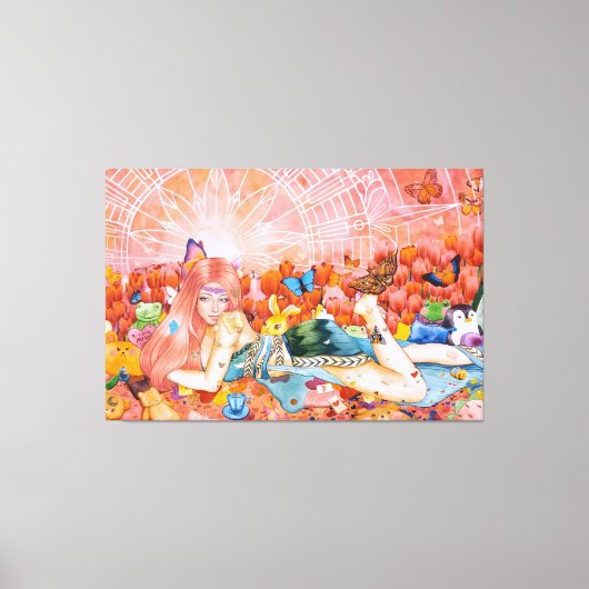 The Afternoon Canvas Afdruk (Voorkant)