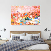 The Afternoon Canvas Afdruk (Insitu (Slaapkamer))