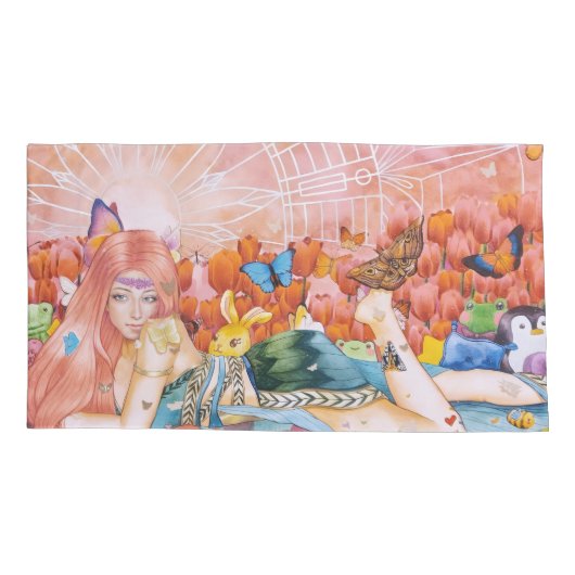 The Afternoon Kussensloop (Achterkant-Links)