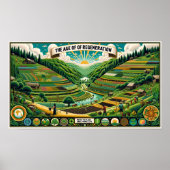 'The Age of Regeneration' (2) Permacultuur Poster (Voorkant)