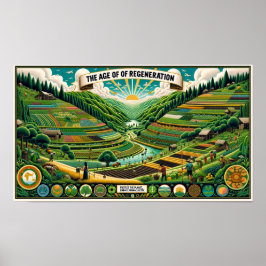 'The Age of Regeneration' (2) Permacultuur Poster