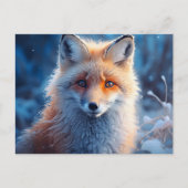 The Agile Fox: Furtive Sketches Briefkaart (Voorkant)