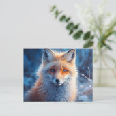 The Agile Fox: Furtive Sketches Briefkaart (Staand voorkant)