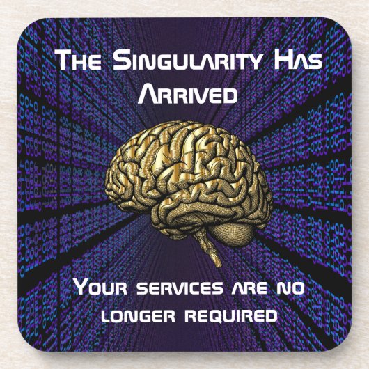 The AI Singularity Has Arrived Bier Onderzetter (Voorkant)
