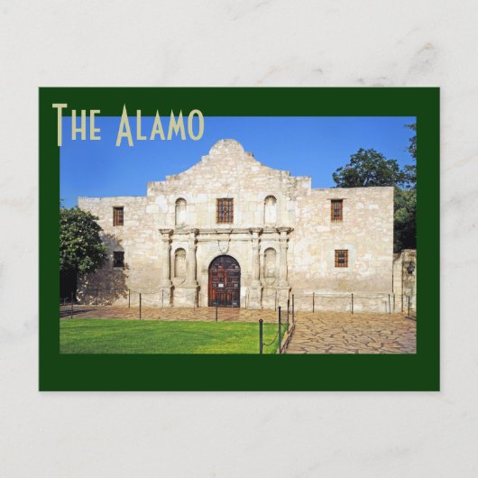The Alamo Mission, San Antonio, Texas, VS. Briefkaart (Voorkant)