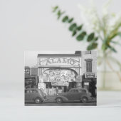 The Alamo Movie Theater, 1937 Briefkaart (Staand voorkant)