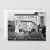 The Alamo Movie Theater, 1937 Briefkaart (Voorkant / Achterkant)