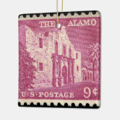 "The Alamo Stamp" Keramisch Ornament (Links)