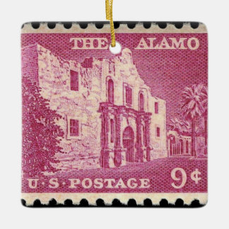 "The Alamo Stamp" Keramisch Ornament