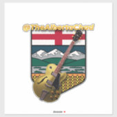 The Alberta Chad - Vinyl Window Sticker (Vel)