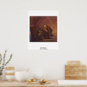 The Alchemist by Carl Spitzweg Poster (Keuken)