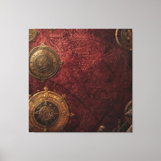 The Alchemist’s Chartroom Canvas Afdruk (Voorkant)