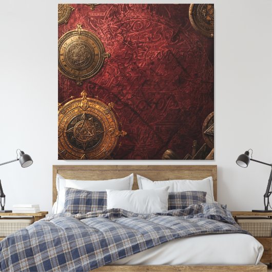 The Alchemist’s Chartroom Canvas Afdruk (Insitu (Slaapkamer))