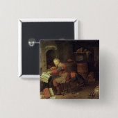 The Alchemist's Workshop Vierkante Button 5,1 Cm (Voorkant /achterkant)