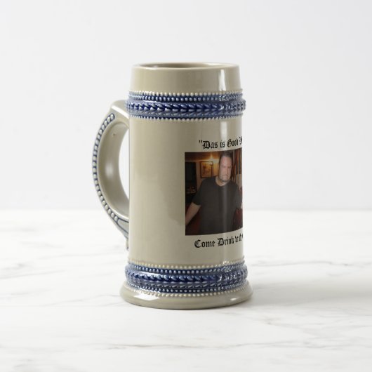 "The All Mighty Erninstein" Bierpul (Voorkant links)