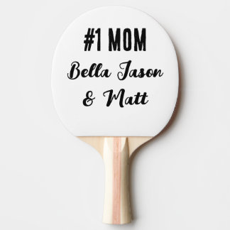 The All-Star Mom Personalized Team Spirit Design Tafeltennisbatje