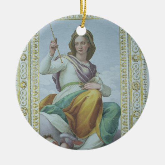 The Allegory of Chastity (fresco) Keramisch Ornament (Voorkant)