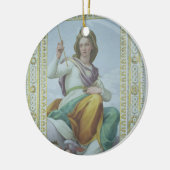 The Allegory of Chastity (fresco) Keramisch Ornament (Links)
