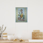 The Allegory of Chastity (fresco) Poster (Keuken)