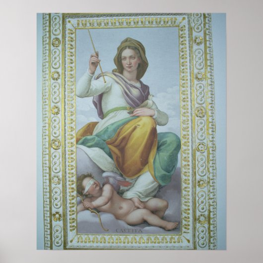 The Allegory of Chastity (fresco) Poster (Voorkant)