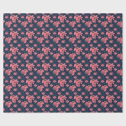 The allure of dark elegance: Sunset Blossom  Cadeaupapier (Vlak)