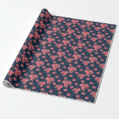 The allure of dark elegance: Sunset Blossom  Cadeaupapier (Uitgerold)