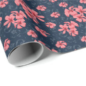 The allure of dark elegance: Sunset Blossom  Cadeaupapier (Rol Hoek)