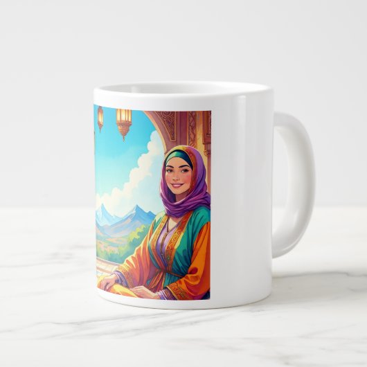 The Allure of Morrocan ,Women,MoroccoSpecialty Mug Grote Koffiekop (Voorkant rechts)