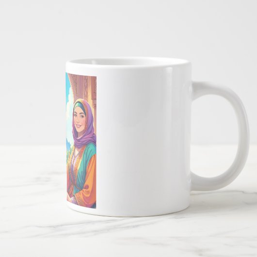 The Allure of Morrocan ,Women,MoroccoSpecialty Mug Grote Koffiekop (Rechts)