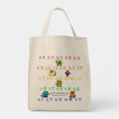 "the alphabet book" - book cover - Grocery Tote Tote Bag (Achterkant)