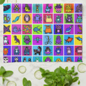 "The Alphabet Book" Keukenhanddoek - Pleinen (Gevouwen)