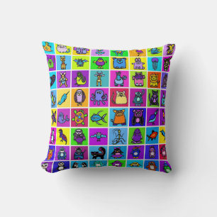 "The Alphabet Book" & Pinguins Kussen - Pleinen