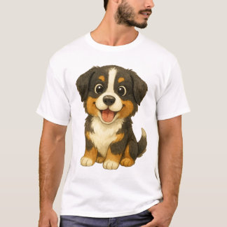 The Alpine Gentle Giant: Bernese Mountain Dog T-shirt
