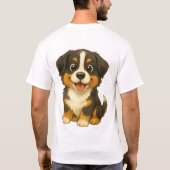 The Alpine Gentle Giant: Bernese Mountain Dog T-shirt (Achterkant)