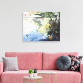 The Alster in High Summer Hamburg 2013 Canvas Afdruk (Insitu (Woonkamer))