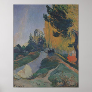 The Alyscamps, Arles, 1888 Poster