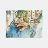 The Amalfi Coast, Italy Fleece Deken (Voorkant (Horizontaal))