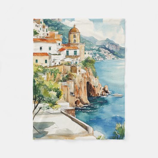 The Amalfi Coast, Italy Fleece Deken (Voorkant)