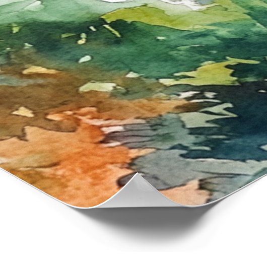 The Amalfi Coast, Italy Poster (Hoek)