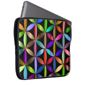 The Amazing Flower of Life on an Electronics Bag Laptop Sleeve (Voorkant Rechts)