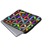 The Amazing Flower of Life on an Electronics Bag Laptop Sleeve (Voorkant onderkant)