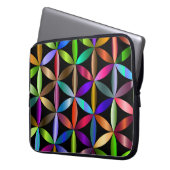 The Amazing Flower of Life on an Electronics Bag Laptop Sleeve (Voorkant Links)