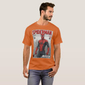 The Amazing SpiderMan Comic Bookribute Design fami T-shirt (Voorkant volledig)