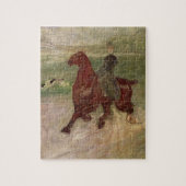 The Amazon, 1882 (olie op canvas) Legpuzzel (Verticaal)