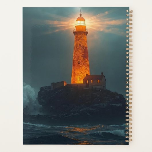 The Amber Lighthouse Planer Planner (Achterkant)