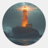 The Amber Lighthouse Sticker (Voorkant)