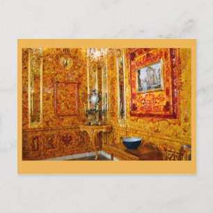 The Amber Room, Catherine Palace, Rusland Briefkaart